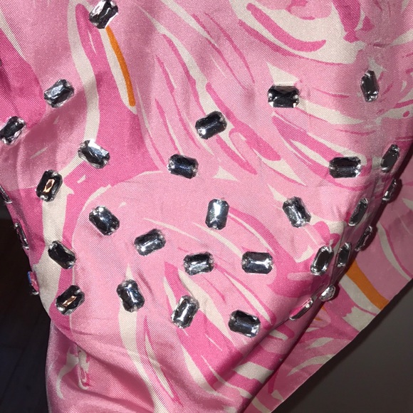 Lilly Pulitzer dress w/ cold-shoulder long sleeve - Picture 2 of 7